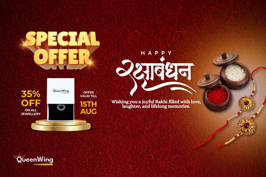 Festive Season Offer – Enjoy 35% OFF on QueenWing Jewellery!