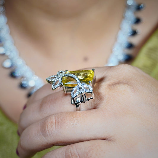 Floral_Shape_Silver_Plated_Adjustable_Ring_3