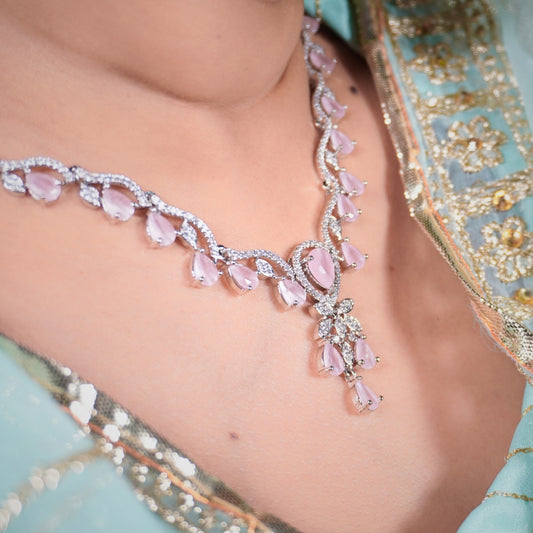 Mist Drop Delight Designer Necklace & Earrings